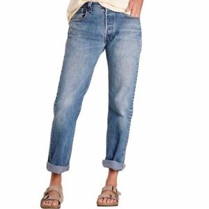 Levi’s 501 Jeans Vintage Button Fly Straight 90’s Retro Classic Street Blue 31